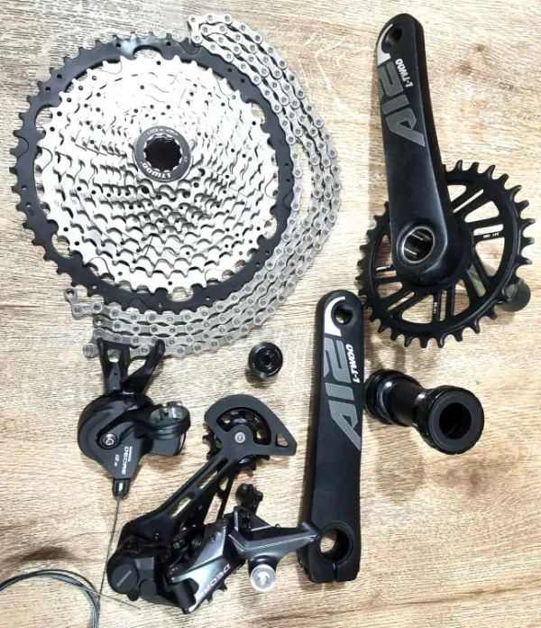 Deore 12 Speed Group Set with Free Wheel of Ltwo and HollowTech